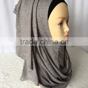 2016 Islamic Women Hijab Long Cotton Jersey Hijab thumbnail-1