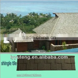 Colorful Stone Coated Metal Roofing Tiles Best Sold in the U.S.A Market thumbnail-1