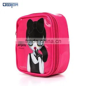 Pvc Cosmetic Bag With Zipper ,pvc Makeup Bag With Compartments thumbnail-6