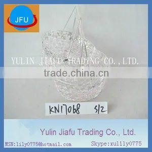 Hot Sale Item Round White Pearl Wire Basket thumbnail-1