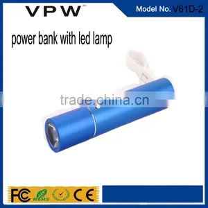 2600mah Tiny Perfume LED Hand Lamps Mobile Power Bank thumbnail-1