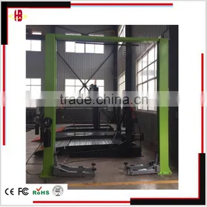 4.5T Hydraulic Two Post Clear Floor Car Lift thumbnail-1
