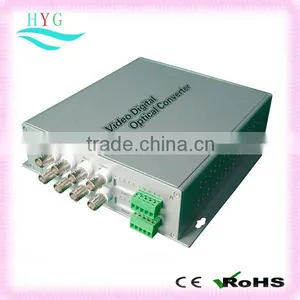 20Km 1/2/4/8/16 Channel Fiber Optic Video Transceiver/tansmitter/reciever thumbnail-1