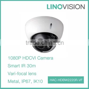 Vandal & Water-proof 2.4Megapixel Varifocal Smart IR 1080P Dome HDCVI Camera thumbnail-1