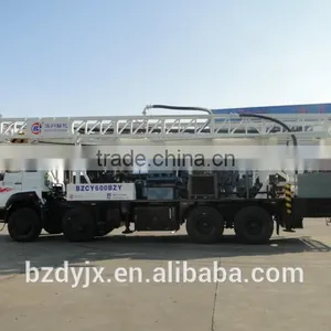 600m Hydraulic SINOTRUCK Truck Mounted Rotary Water Well Drilling Rig BZCY600BZY thumbnail-2