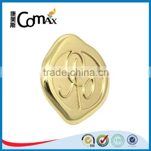 New Design Shiny Gold Metal Logo For Handbag thumbnail-2