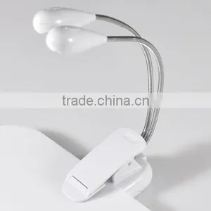 Rechargeable Music Stand Light Book Reading Lamp, Flexible Eye Care Dimmable Clip Light USB LED Light thumbnail-2