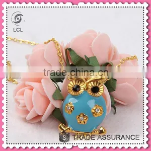 Wholesale Women's Accessories, Owl Shaped Pendant Necklace Fashion Accessories for Women thumbnail-2