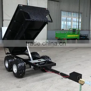 1.5T Load Capacity Hydraulic Tipping Farm Trailer,atv Dumper Trailer,utility Trailer thumbnail-3