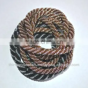 Rollover Glass Bead Bracelets From Nepal thumbnail-6