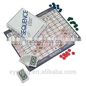 Sequence Game Adults and Children Strategy Board Game Cards thumbnail-2