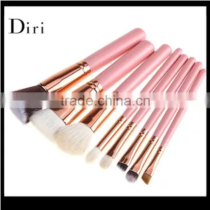 Private Lable New Fashion Girls Pink Makeup Brush Set thumbnail-1