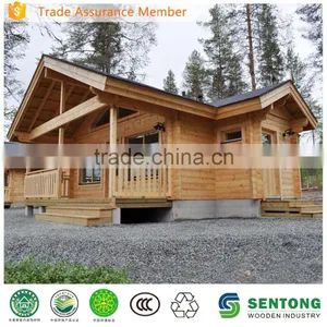 Garden House Wood Prefabricated Wood House for Sale thumbnail-1