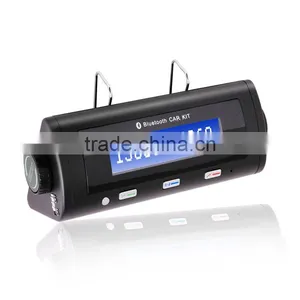 In-car Bluetooth Speaker Phone Receiver Car MP3 Portable Adapter thumbnail-1