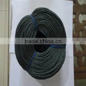 PE Rope 3- Strands in Black or White Color thumbnail-2