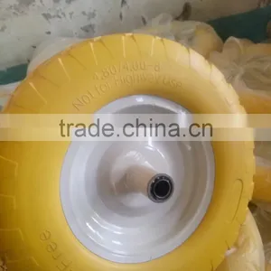 4.80/4.00-8 Wheelbarrow pu Wheel thumbnail-2