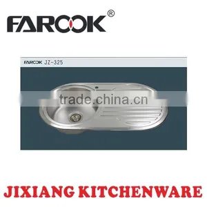 Single Bowl Single Tray Stainless Steel Kitchen Sink for Laundry thumbnail-1