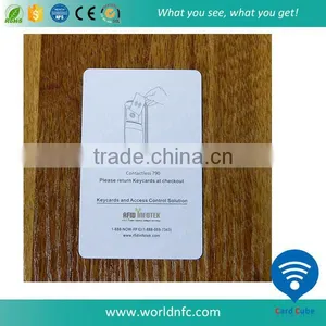 Custom Printing 13.56MHz Contactless RFID Card for Hotel Key Card thumbnail-1