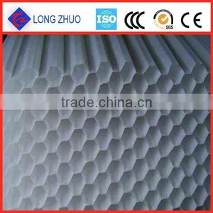 Square High Quality Honeycomb Inclined Pipe/PVC Plastic Hexagon Honeycomb Packing thumbnail-2