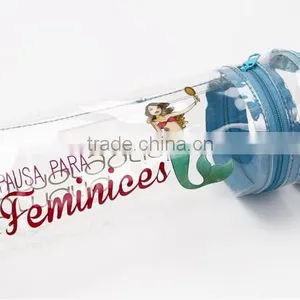 Store More Promotinal Clear PVC Blue Customized Logo Toiletry Kit thumbnail-2