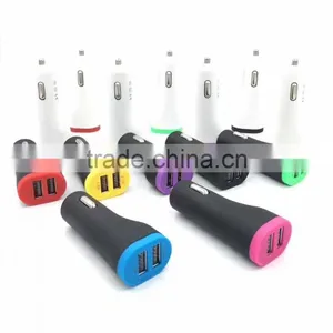 Double USB Ports Wholesale Quick Charging Universal Car Charger thumbnail-3