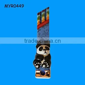 Handmade Panda Bear Ceramic Mezuzah thumbnail-1