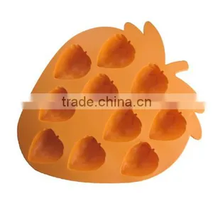 Strawberry Silicone Ice Tray thumbnail-1