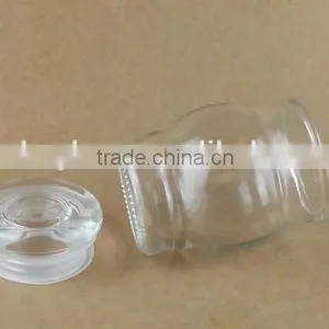 New Glass Jar With Glass Lid 150ml Candle Jar thumbnail-3