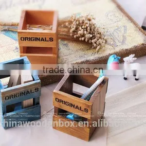 do Old Zakka Wooden Pen Container or Sundry Box thumbnail-2