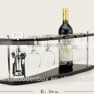 Eco Friendly Natural Wood Wine Bottle Rack, Wooden Wine Rack Creativity Space Saving Wood Wine Stand With Low Price thumbnail-1