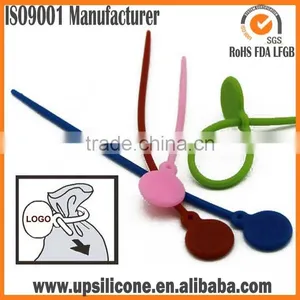 BPA Free Silicone Food Tie Wraps for Promotion thumbnail-3