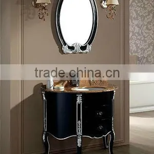 European Style Classical Bathroom Vanity, Vintage Black Color Vanity Unit,Quality Customized Vanities For Bathroom(BF08-4068) thumbnail-1