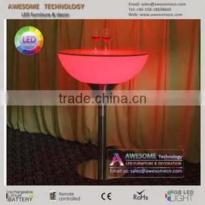 Metal Frame Table, Metal Legs Led Bar Table thumbnail-4