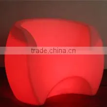 Dongguan Event Rental Wholesale Plastic Led Stool Chair thumbnail-1