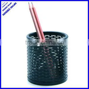 2013 High Quality 8.5cm Diameter Metal Desk Pen Holder thumbnail-1