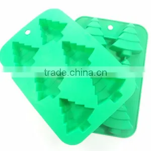 Silicone Molds Christmas Tree Shaped Mold Funny Silicone Cake Mold thumbnail-3