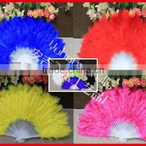 Turkey Feather Fan for Wedding thumbnail-1