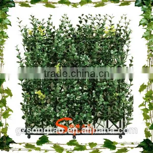 Artificial Outdoor Plant Boxwood Mat Wall Fake Hedge Synthetic Hedge thumbnail-3