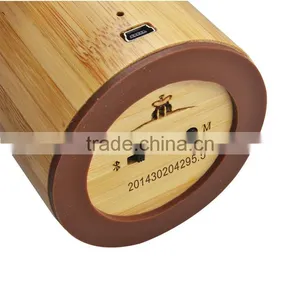 Portable Wireless Bamboo Bluetooth Speaker thumbnail-3