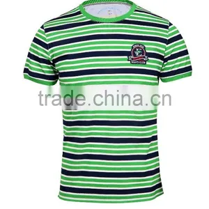 100%cotton Custom Striped t Shirt thumbnail-4