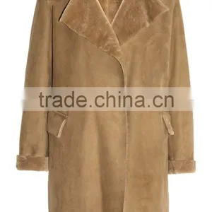 New Arrival Wholesale Winter Ladies Shearling Coat OEM Service thumbnail-3