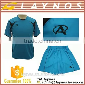 2015 Hot Selling Wholesale Cheap Football Uniform Newest Soccer Jersey Set thumbnail-2