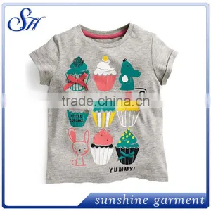Short Sleeve Contrast Color OEM Service Kids t Shirts thumbnail-1