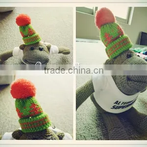 Free Knit Pattern for Hat Earflaps,knit Hat With Ball Top,winter Knitted Black Ski Mask Hat Knitting Pattern thumbnail-1