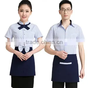 Custom Factory Price Cheap New Design Waitress Uniform,hotel Receptionist Uniforms Wholesale thumbnail-2