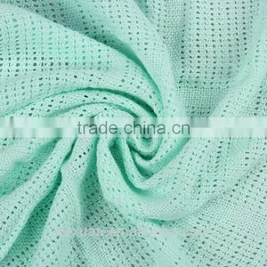 10 Colors OEM or Stocked 100% Cotton Baby Blankets thumbnail-3
