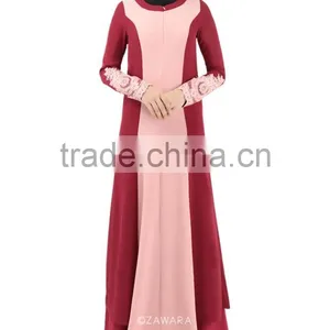 Walson Latest Design Muslim Dress Girl Names Muslim Elegant Party Dress thumbnail-2