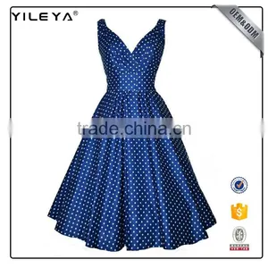 Factory Direct Offer Rockabilly Dress Polka Dots,polka Dot Dress,dot Printed Dresses thumbnail-3
