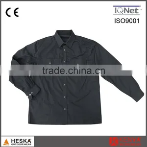 Embroidered Long Sleeve American Apparel Poly Cotton Custom t Shirt Mens Work Shirt thumbnail-1