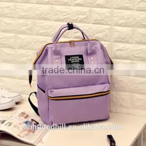 R1877H Wholesale High Quality Canvas Backpack/Custom Rucksack/school Bag thumbnail-4